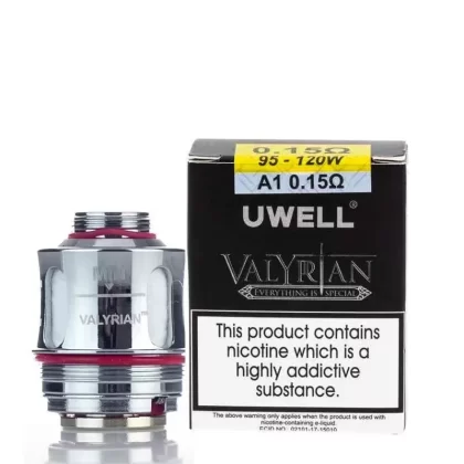 UWELL VALYRIAN REPLACEMENT VAPE COILS - Option#A1 0.15 Ohm - Two Pack>UN2 0.18 Ohm (Meshed) - Two Pack