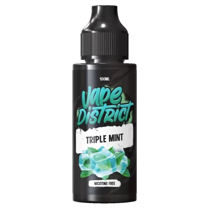 Triple Mint by Vape District 100ml - NIC SHOTS (FREE)