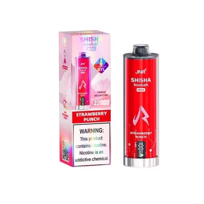 JNR Shisha Hookah Max 22000 Puffs Disposable Vape - Flavors#Lush Ice>Peach Ice>Love 66>Two Apple>Grape Mint>Mango Ice>Simply Mint>Berry Ice>Blueberry Ice>Blue Razz Cherry>Lady Killa>Cherry W (95C02A)