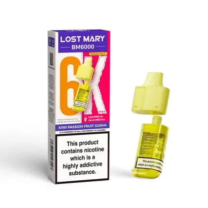 Lost Mary BM6000 Prefilled Pod Kiwi Passionfruit Guava