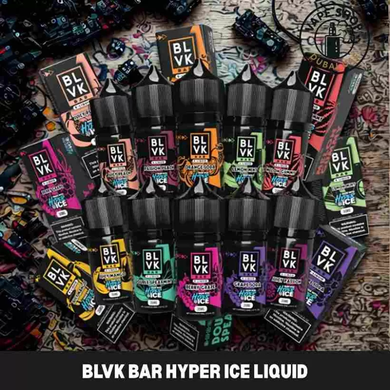 Blvk bar hyper ice liquid 35mg and 50mg nicotine buy in Dubai - Vapeshopdubaiuae