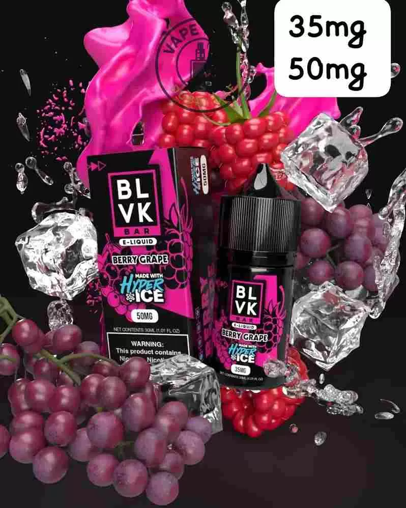 Blvk bar hyper ice liquid 35mg and 50mg nicotine buy in Dubai - Vapeshopdubaiuae - Image 2
