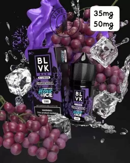Blvk bar hyper ice liquid 35mg and 50mg nicotine buy in Dubai - Vapeshopdubaiuae - Image 3
