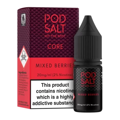 Mixed Berries – Pod Salt Nicotine Salt E Liquid – 10ml – TPD - Vapestorm Co