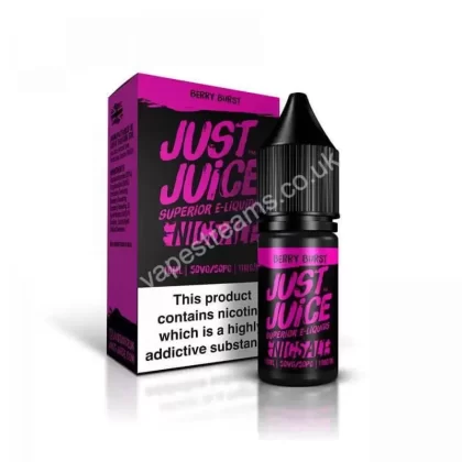 Just Juice Berry Burst Nic Salt E-Liquid - Vapestreams Co
