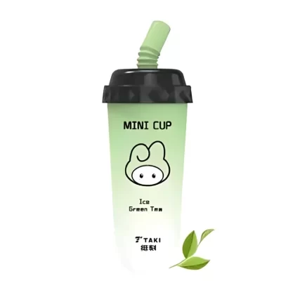 Veex TAKI Mini Cup Disposable 6000 Puffs - Flavor#Antarctic Ice>Chinese Tea>Emblic Juice>Green Grape>Ice Green Tea>Iced Black Currant>Iced Lemon>Iced Lemon Tea>Tie Guan Yin