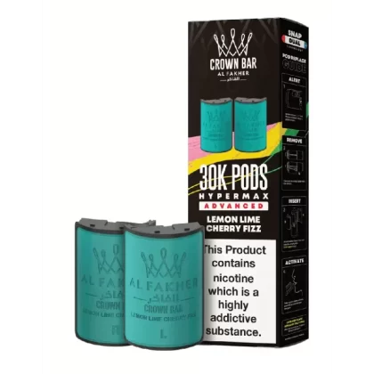 Al Fakher 30k Hypermax Prefilled Pods Lemon Lime Cherry Fizz - Strength#20mg (468A49)