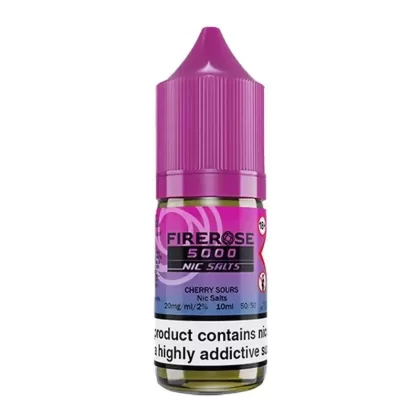 Firerose 5000 Cherry Sours Nic Salt Vape Juice - Strength 10mg