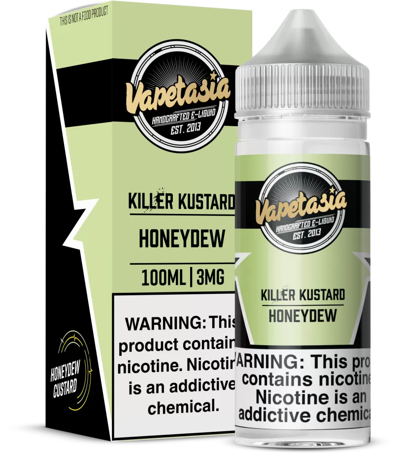 Vapetasia - Killer Kustard Honeydew - 100ML E-Liquid - 0MG
