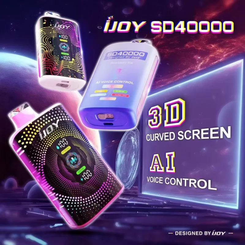 iJoy SD40000 Disposable Device - 40,000 Puffs - Cherry Lemon