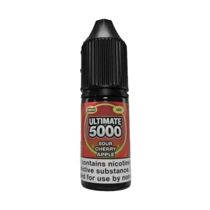 Sour Cherry Apple Saltnic vape Juice by Ultimate 5000 - 10 Pack - Strength