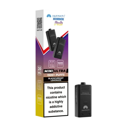 Blackcurrant Lemonade Hayati Mini Ultra Refill Pack - 20mg - Vape Product (38315D)