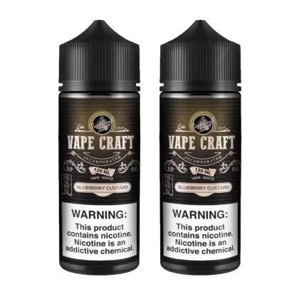 Vape Craft Blueberry Custard 2 Bottle Bundle - Vape Product, Vape Product