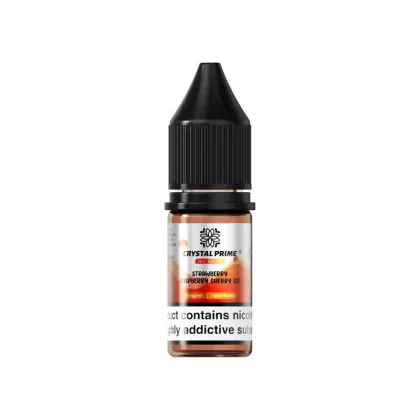 Crystal Prime Strawberry Raspberry Cherry Ice Nic Salt Vape Juice - 10 Pack - 20mg