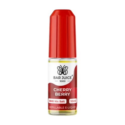 Cherry Berry Nic Salt by Bar Juice 5000 - 5mg - Vape Product (A12B97)