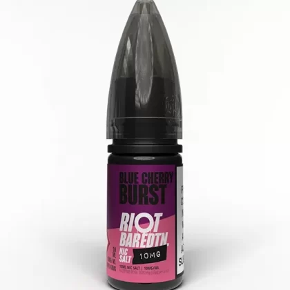 Blue Cherry Burst Nic Salt E-Liquid – Riot Bar Edition