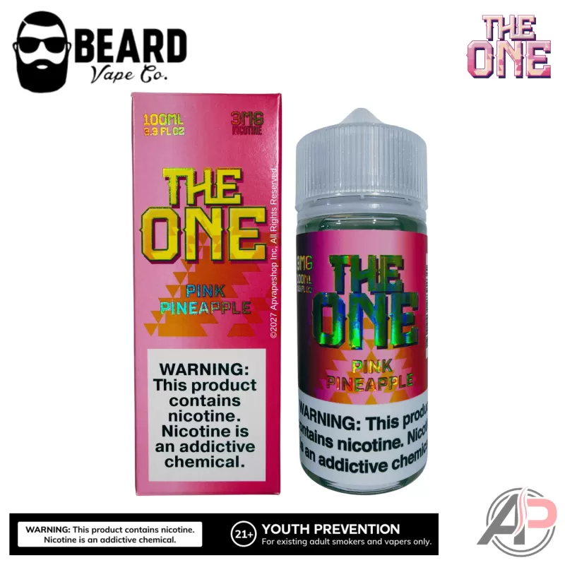 The One Pink Pineapple E-Liquid Beard Vape Co 100mL