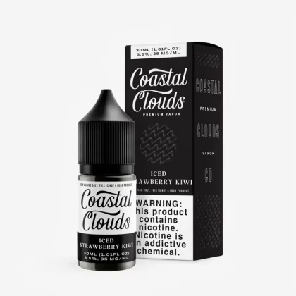 Coastal Clouds Iced Strawberry Kiwi Menthol Salt Nic 30mL
