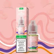 Juicy Peach SKE Crystal Nic Salt E Liquid 10ml – 10mg/20mg