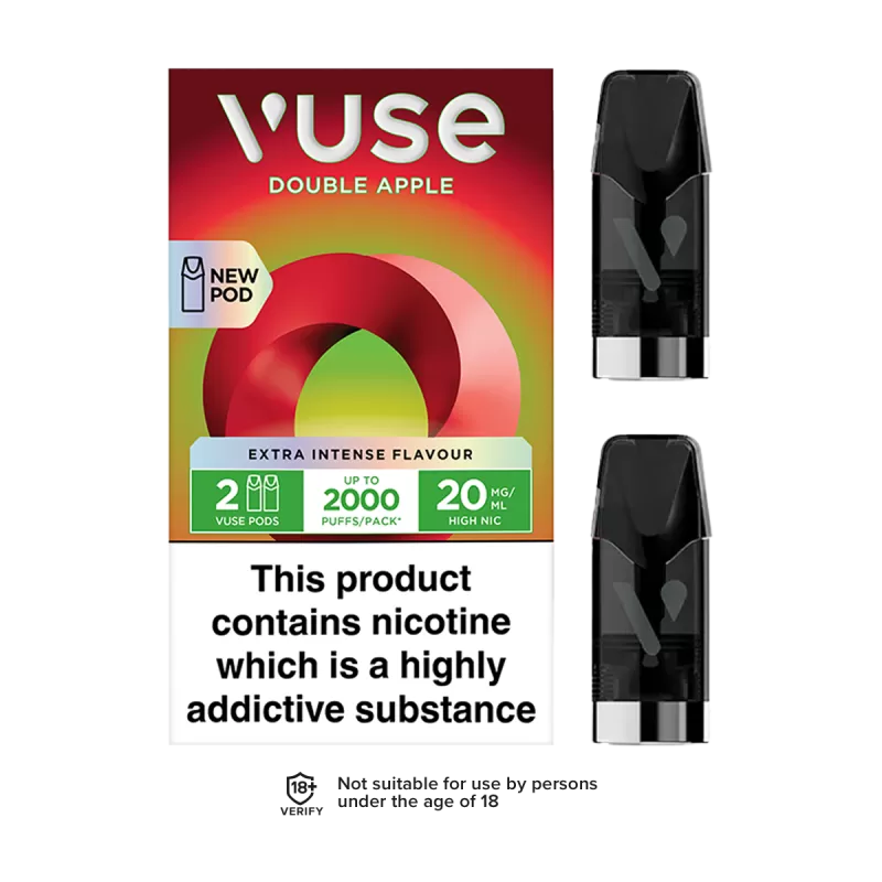 Double Apple Vuse Pro Pods - Vapeshop Co