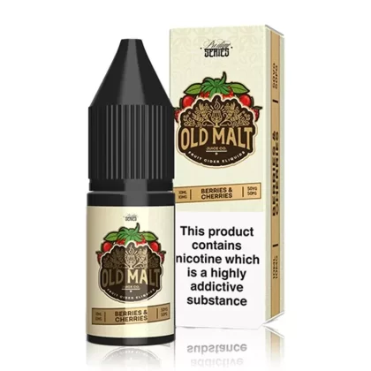 Berries and Cherries 10ml Nic Salt By Old Malt - Nicotine Strength#20mg (Salt)>10mg (Salt) (E25648)