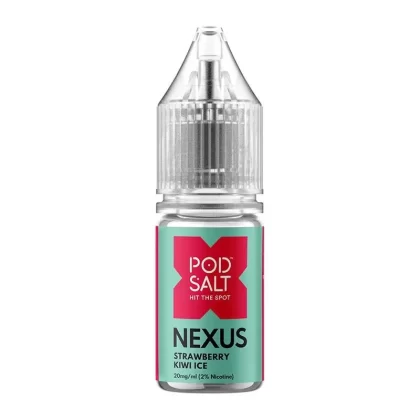 Strawberry Kiwi Ice By Nexus Pod Salt 10ml - Nicotine Strength#5mg (Salt)>20mg (Salt)>10mg (Salt)