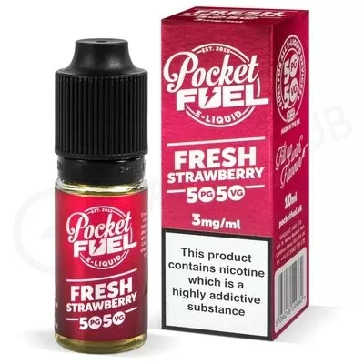 Fresh Strawberry E-Liquid by Pocket Fuel 50/50