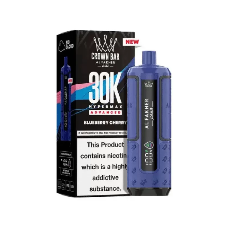 Al Fakher 30K Hypermax Prefilled Pod Kit Blueberry Cherry - Strength#20mg (FE03A5)