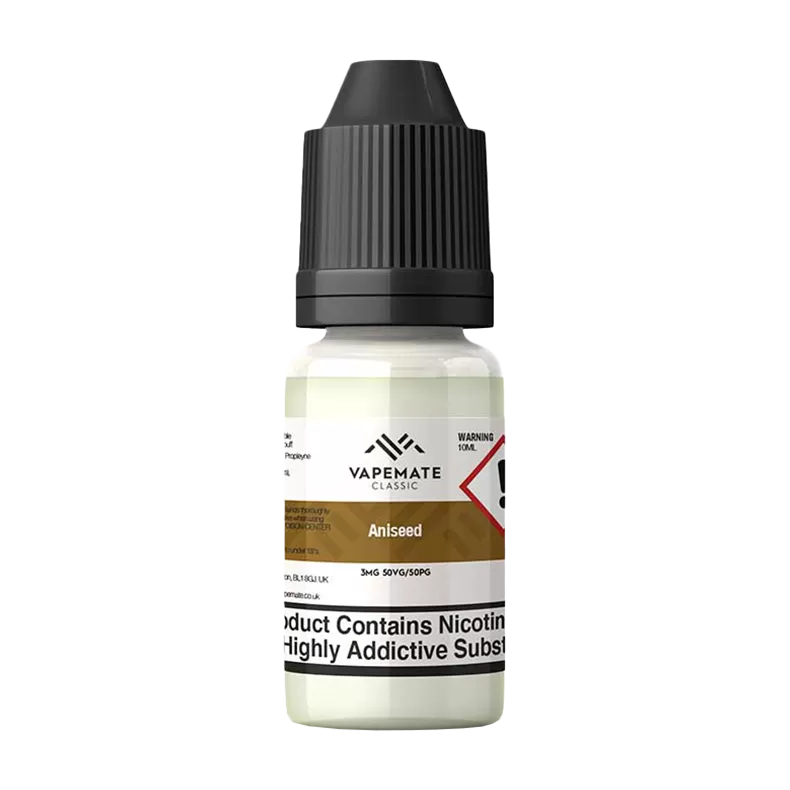 Vapemate Classic Aniseed 10ml - 50VG / 50PG / 3mg - Vapeshop Co