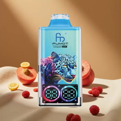 Fumot Leopard 40K Puffs Dual Mesh Peach Berry Disposable Vape