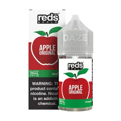 7 Daze Reds Salts Apple Original Nic Salt Vape Juice 30ml - Vape Product