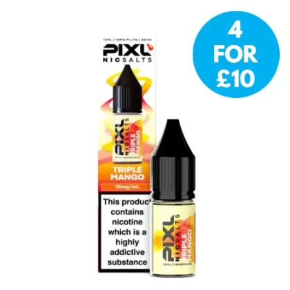 10mg (1%) Pixl 10ml Nic Salt E-liquid - Vape Co