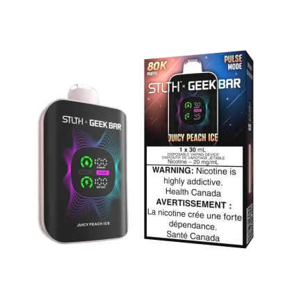 STLTH x GEEK BAR - Juicy Peach Ice - 20 mg/mL (wholeseller) - Excise ON, 20 mg/mL (wholeseller) - Excise AB