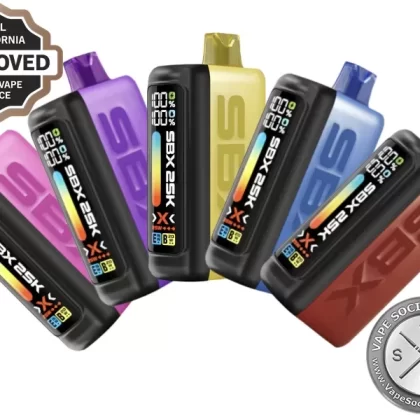 SBX 25K Puffs Disposable | California UTL Approved