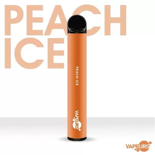 VAPEURS – Peach Ice - Ice / Pfirsich / Vapeurs / 20mg/ml / 550 mAh / pflanzliches Glycerin / Aromastoffe / Nikotin / Propylenglykol / ca. 600 - Image 2