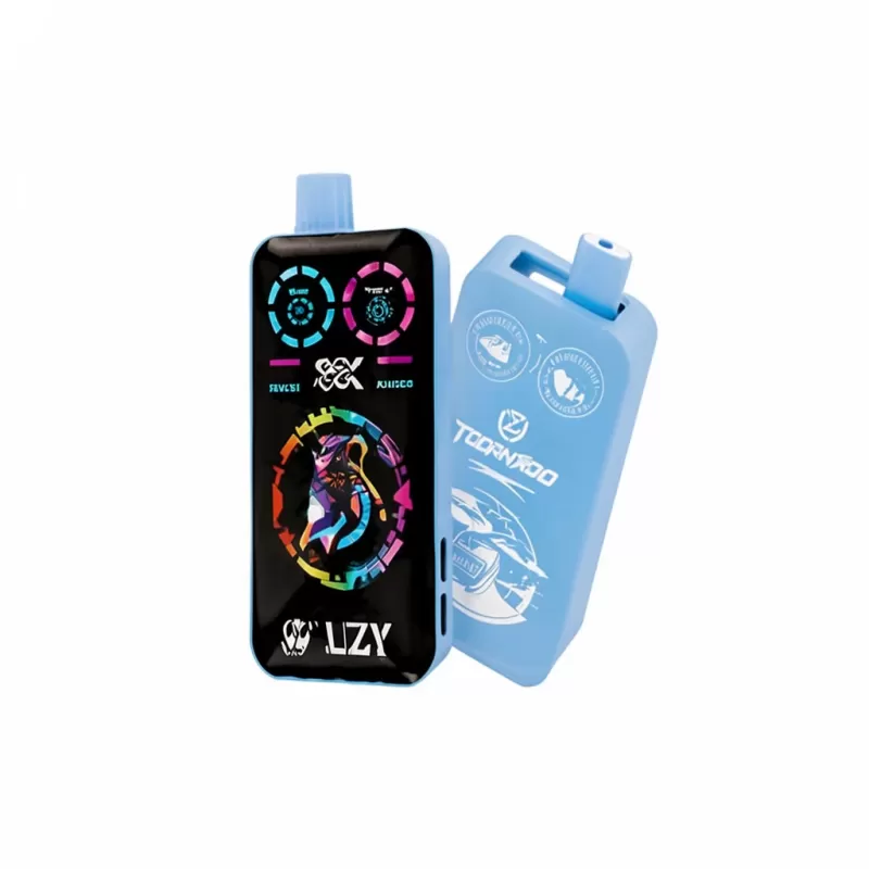 UZY Tornado 30000 Puffs Double Flavors 30k Vape - Watermelon Ice & Lemon Lime, Fizzy Cherry Ice & Blueberry Cotton Candy; 3-nicotine, 2-nicotine - Image 2
