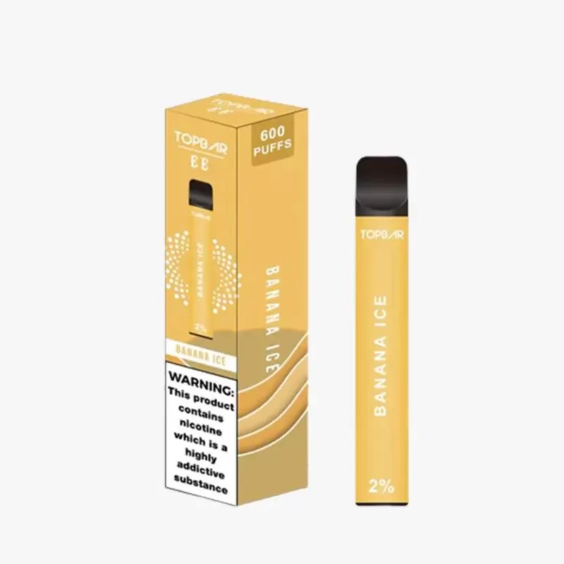 Top Bar 600 Puff Disposable Vape - Strawberry Ice Cream - Image 2