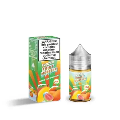 Frozen Fruit Monster Mango Peach Guava Ice Salt 30ml E-Juice - Eliquidsupply