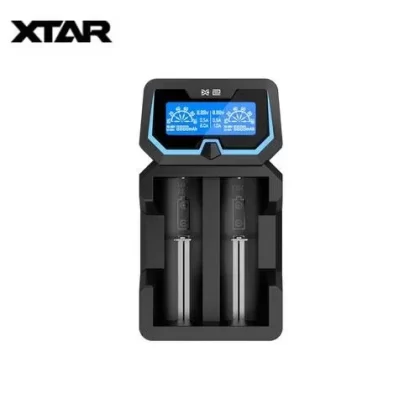 XTAR X2 2-slot Quick Charger with LCD Screen - Ejuicewarehouse