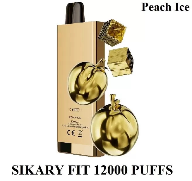Sikary Fit Rechargeable Disposable Vape (12,000 Puffs) - Cheesecake / 20 mg - Image 3