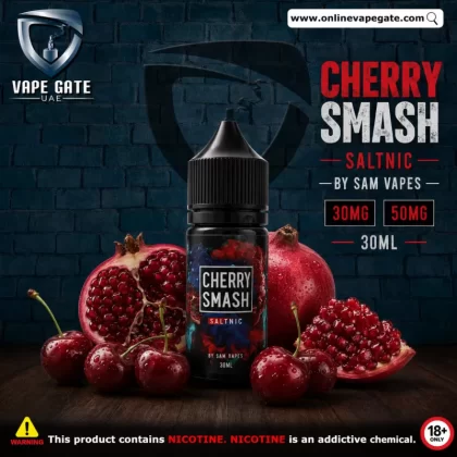 Cherry Smash Saltnic 30ml - Sam Vapes - 30 mg / 30 ml