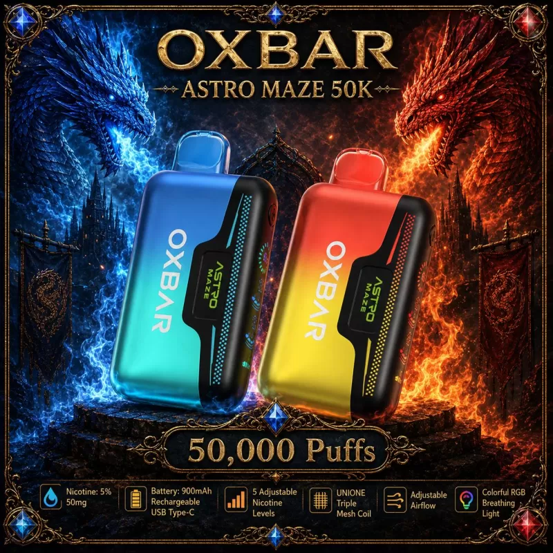 OXBAR Astro Maze 50K - Sexy Strawberry - Vapeciga