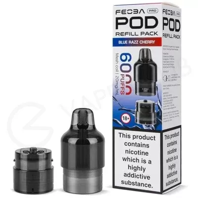 Blue Razz Cherry Feoba 6000 Pro Refill Pack