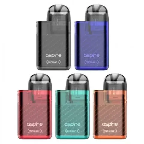 Aspire Minican Plus Pod Vape Kit - Colour#Blue>Orange>Black