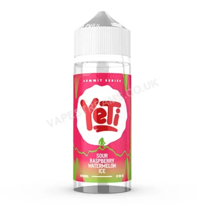 YeTi Summit Series Sour Raspberry Watermelon Ice E-Liquid Shortfill - Vapestreams Co