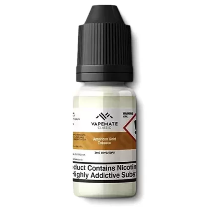 American Gold Tobacco by Vapemate - 18 mg/ml