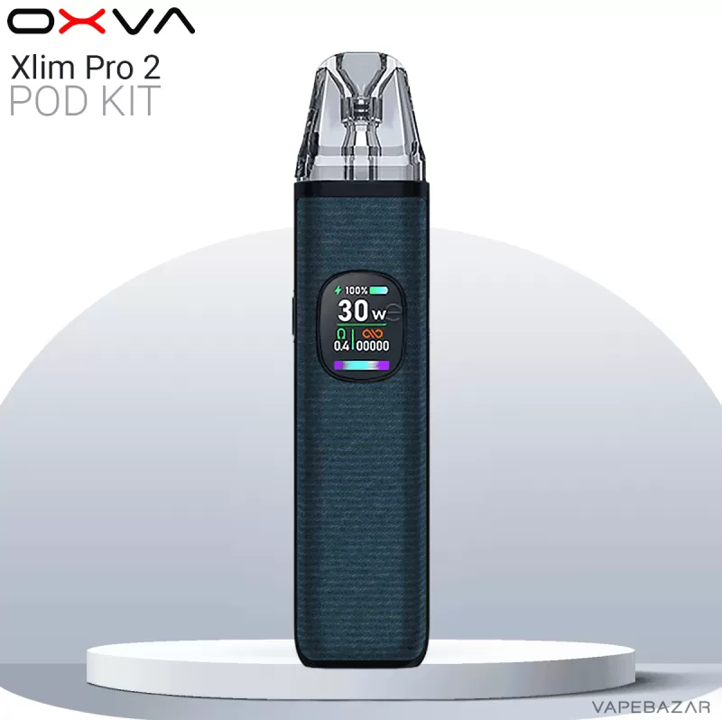 OXVA Xlim Pro 2 Pod Kit – Blue Jeans - Pod Kit / OXVA / 1300 mAh / max. 30 Watt / 2ml / USB-C