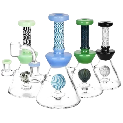 Pulsar Op Art Striped Ball Perc Rig