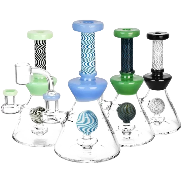 Pulsar Op Art Striped Ball Perc Rig