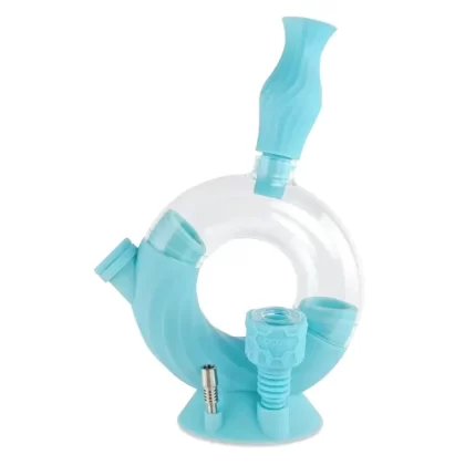 Ooze Ozone 4-in-1 Silicone Water Pipe n Nectar Collector – 11in